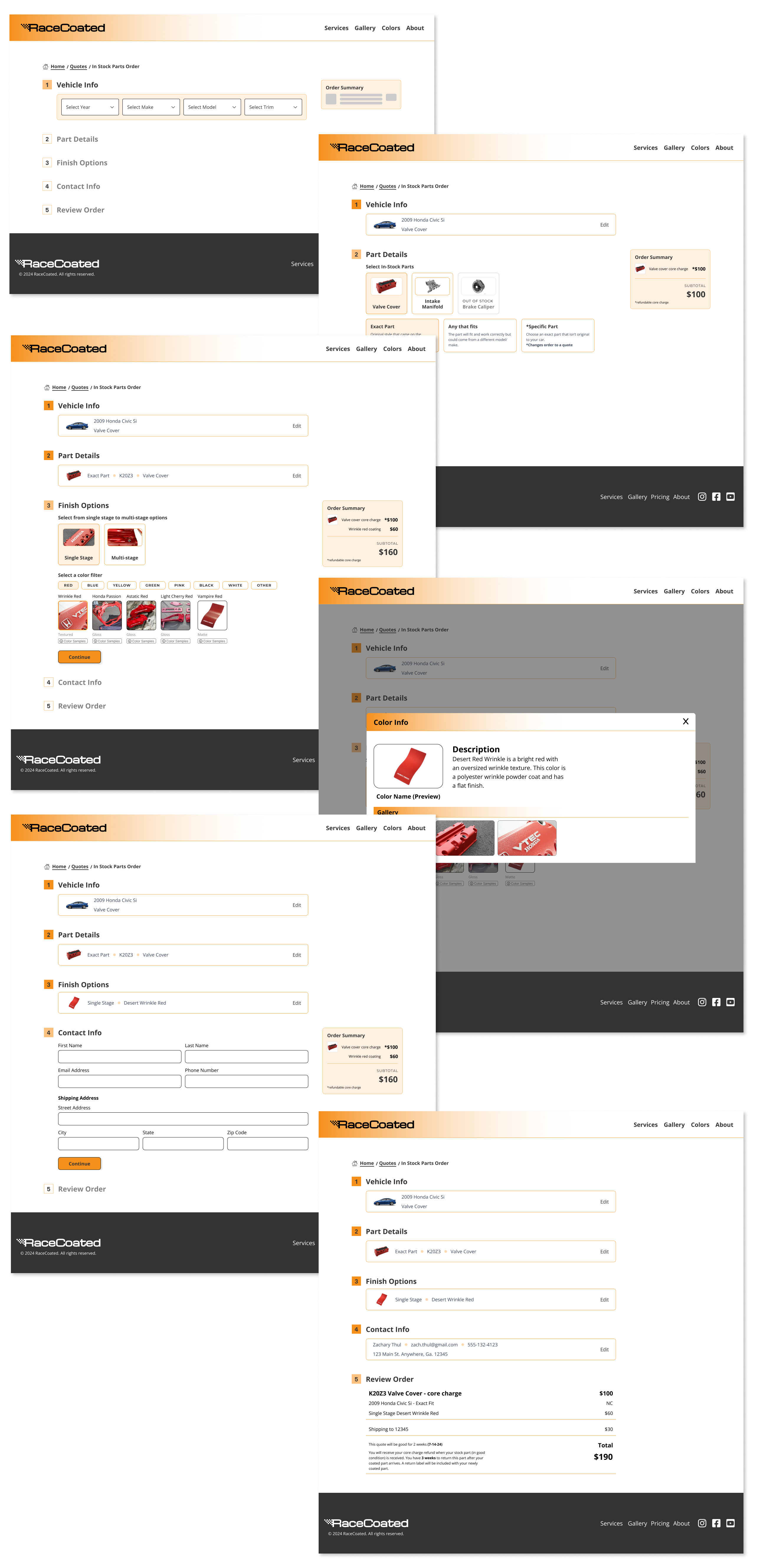 Final ordering mock