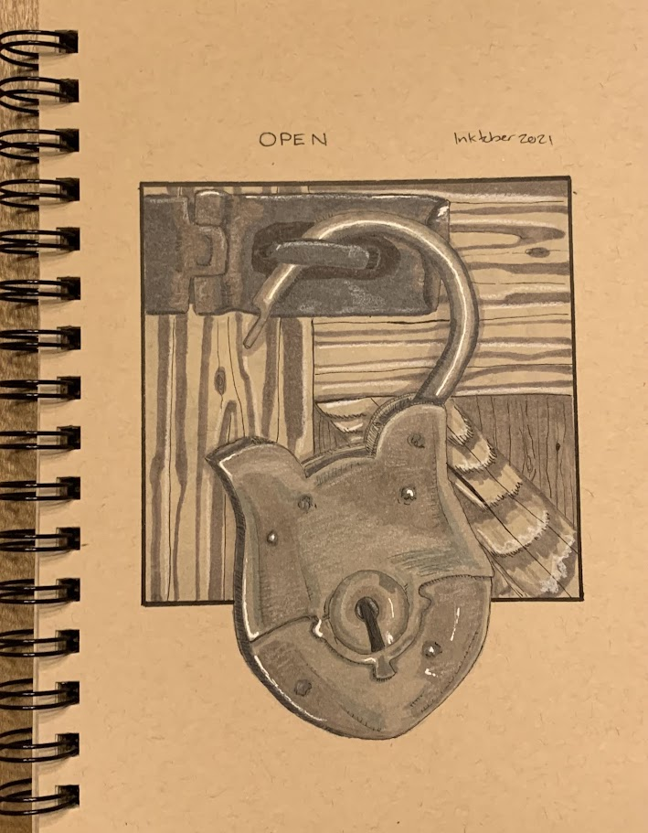Open — Inktober 2021
